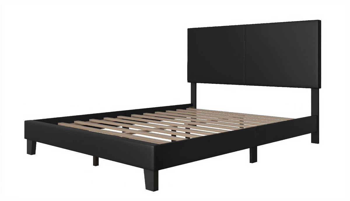 Latty Black Platform Full Bed from Happy Homes - Luna Furniture