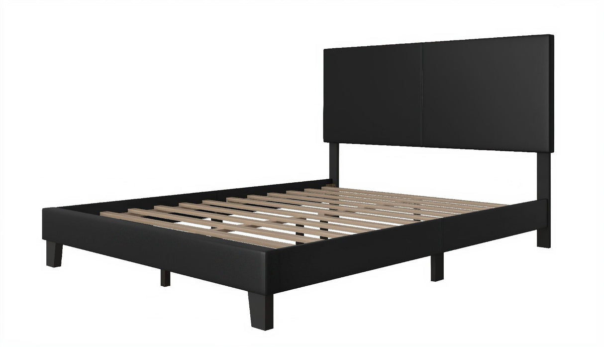 Latty Black Platform Twin Bed from Happy Homes - Luna Furniture