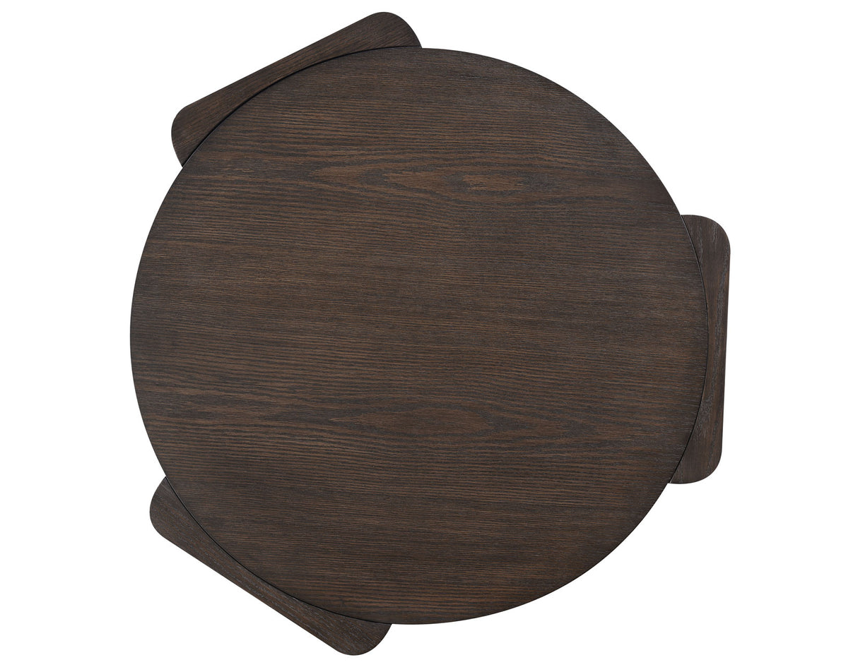 Salina 32.5″ Round Coffee Table with Casters from Steve Silver - Luna Furniture