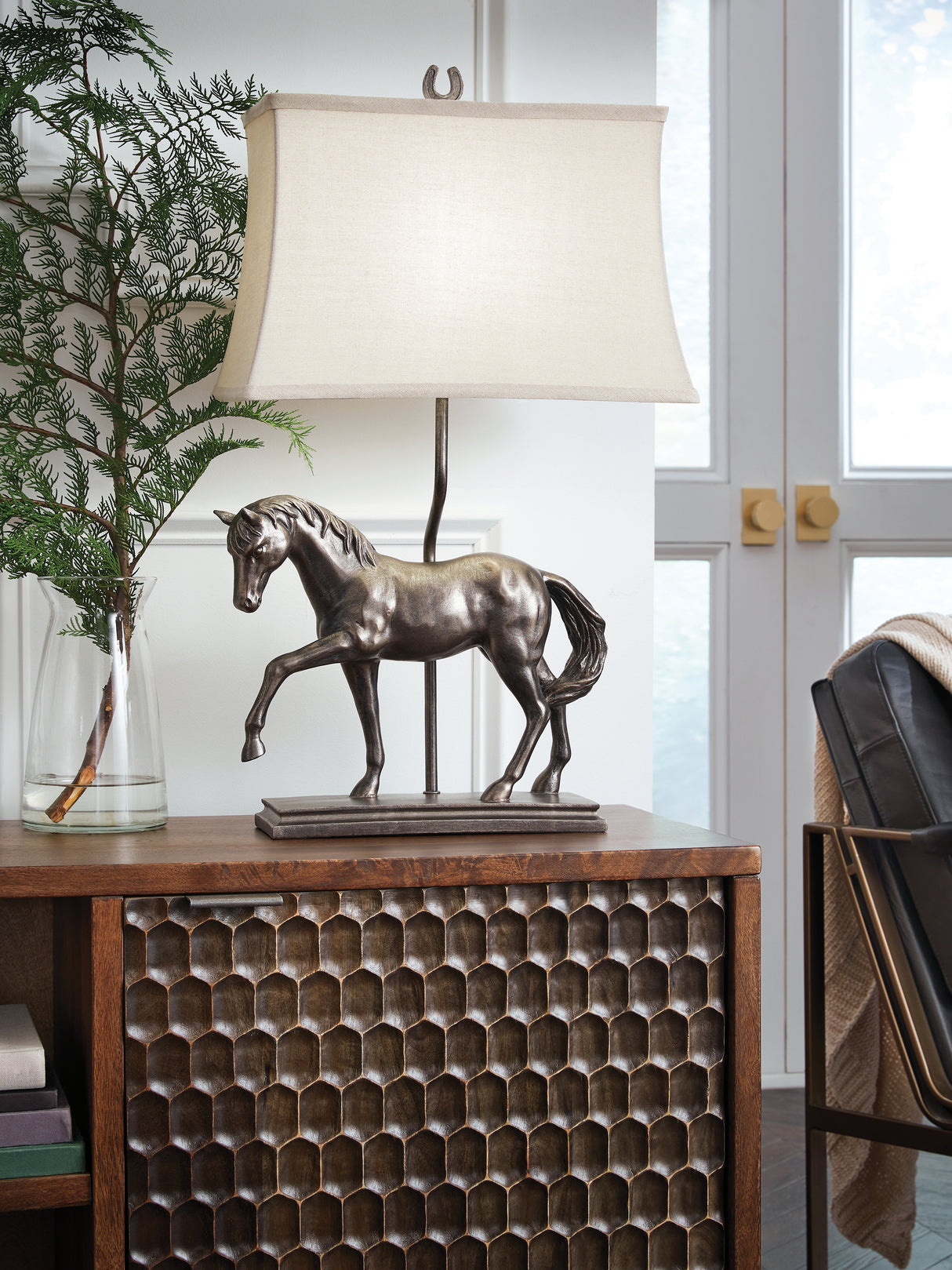 Sandorman Bronze Finish Table Lamp from Ashley - Luna Furniture
