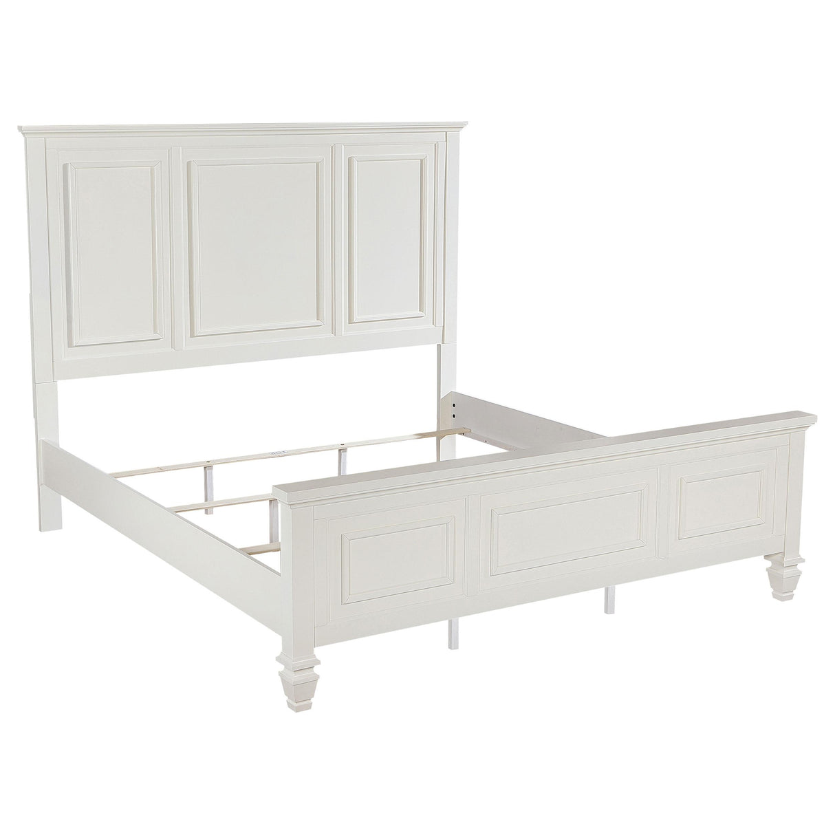 Sandy Beach Cream White 5-Piece Eastern King Bedroom Set from Coaster - Luna Furniture