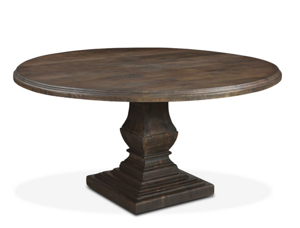 Nimes 72" Round Dining Table in Weathered Mango