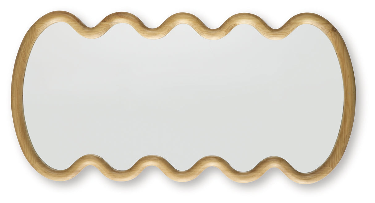 Serendis Brown Accent Mirror from Ashley - Luna Furniture