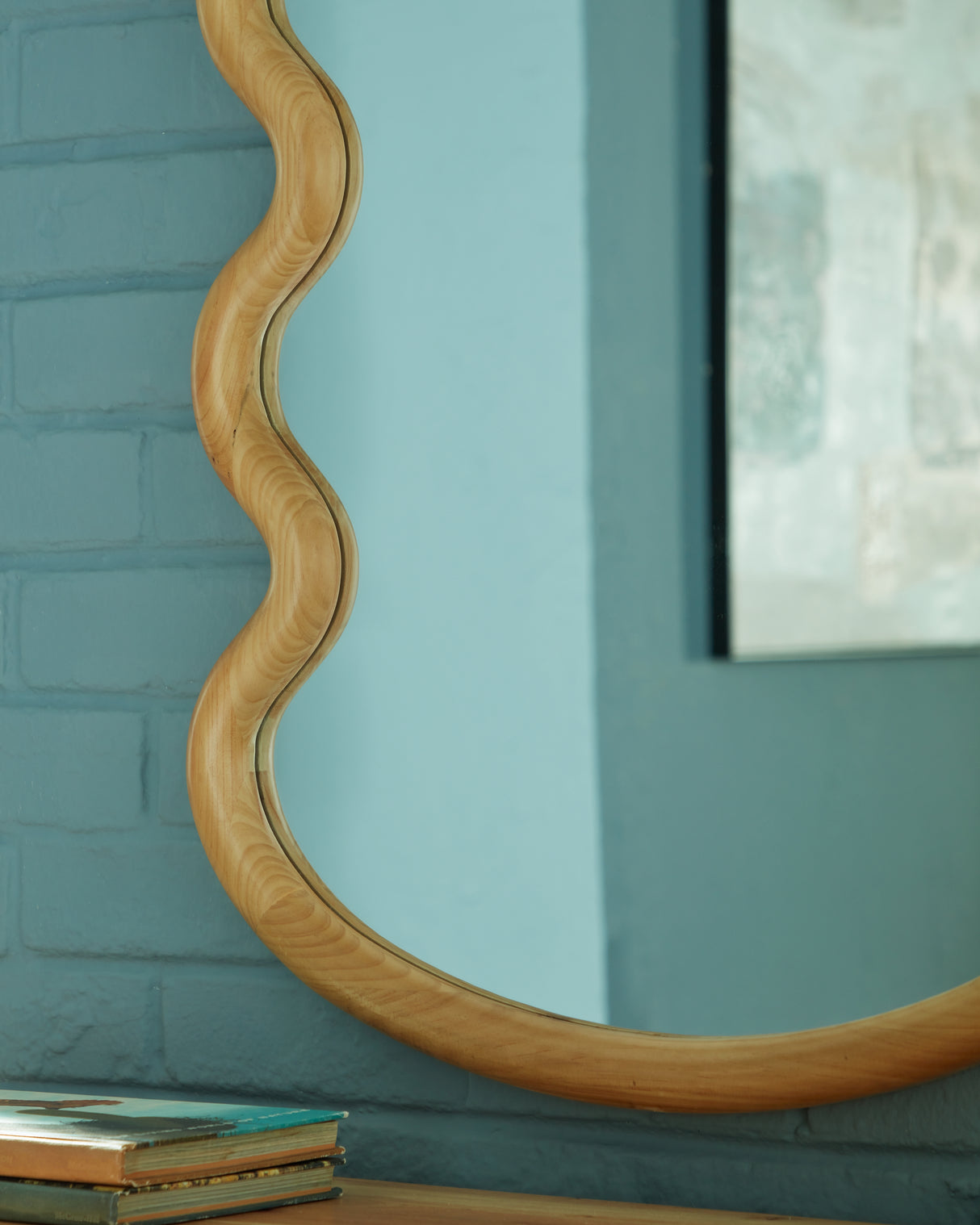 Serendis Brown Accent Mirror from Ashley - Luna Furniture