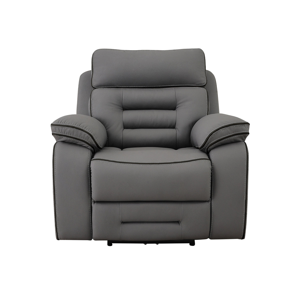 Pelin Gray Power Recliner from Homelegance - Luna Furniture