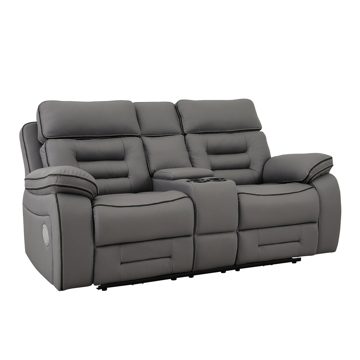 Pelin Gray Power Reclining Sofa & Loveseat from Homelegance - Luna Furniture