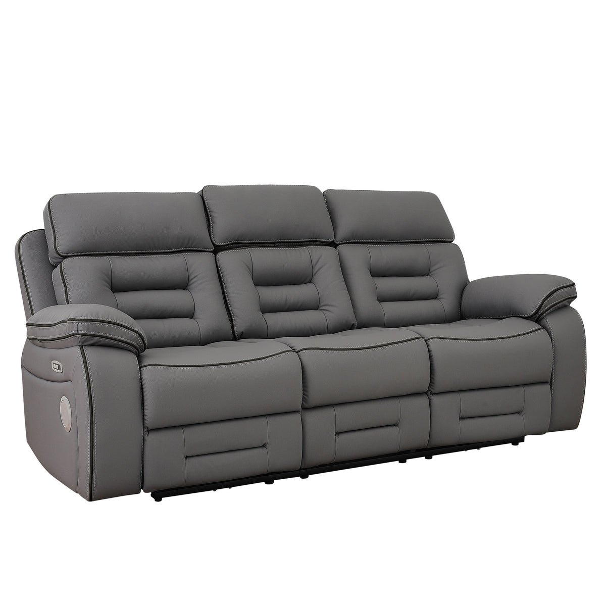 Pelin Gray Power Reclining Sofa from Homelegance - Luna Furniture
