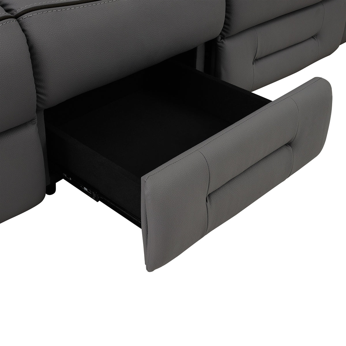Pelin Gray Power Reclining Sofa from Homelegance - Luna Furniture