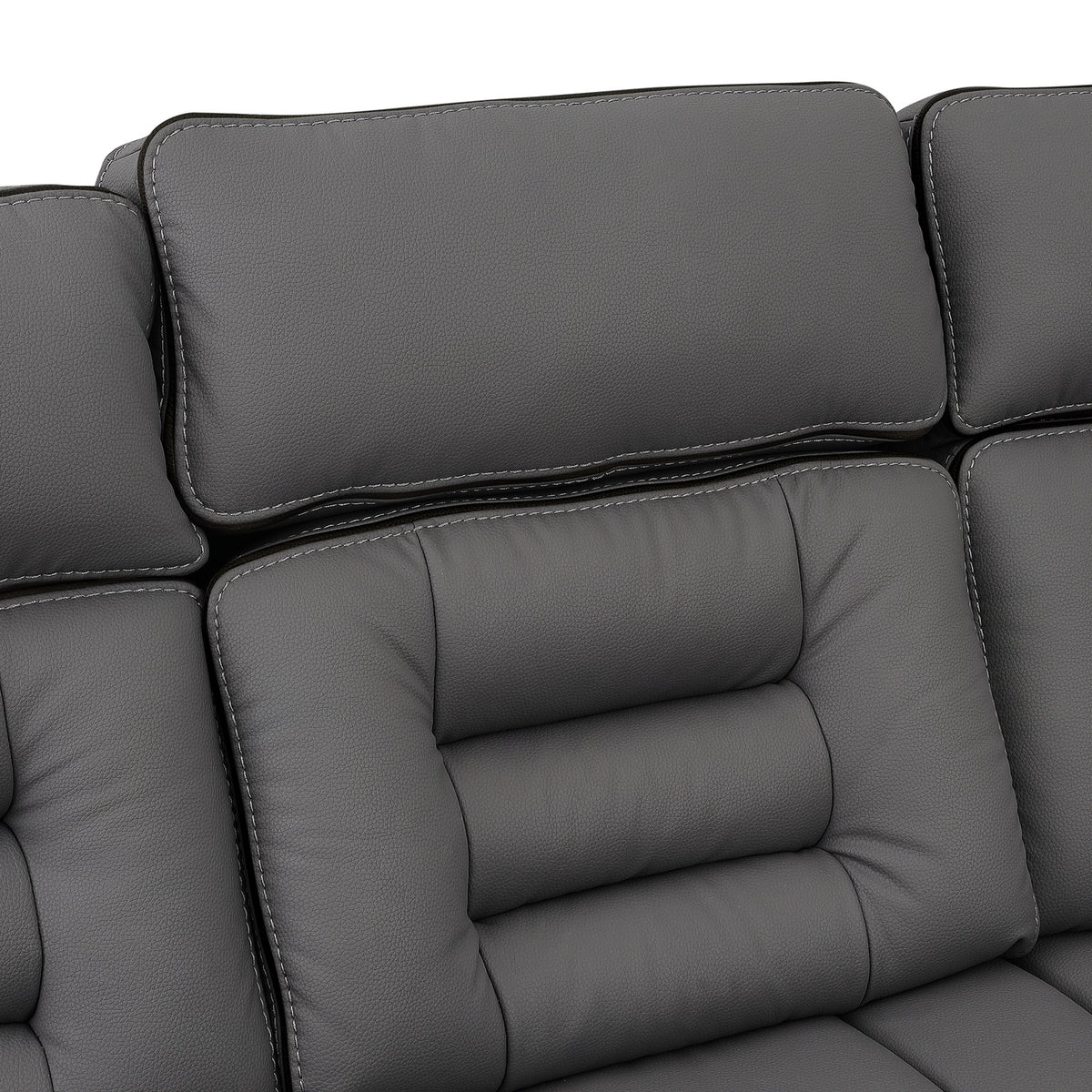 Pelin Gray Power Reclining Sofa from Homelegance - Luna Furniture