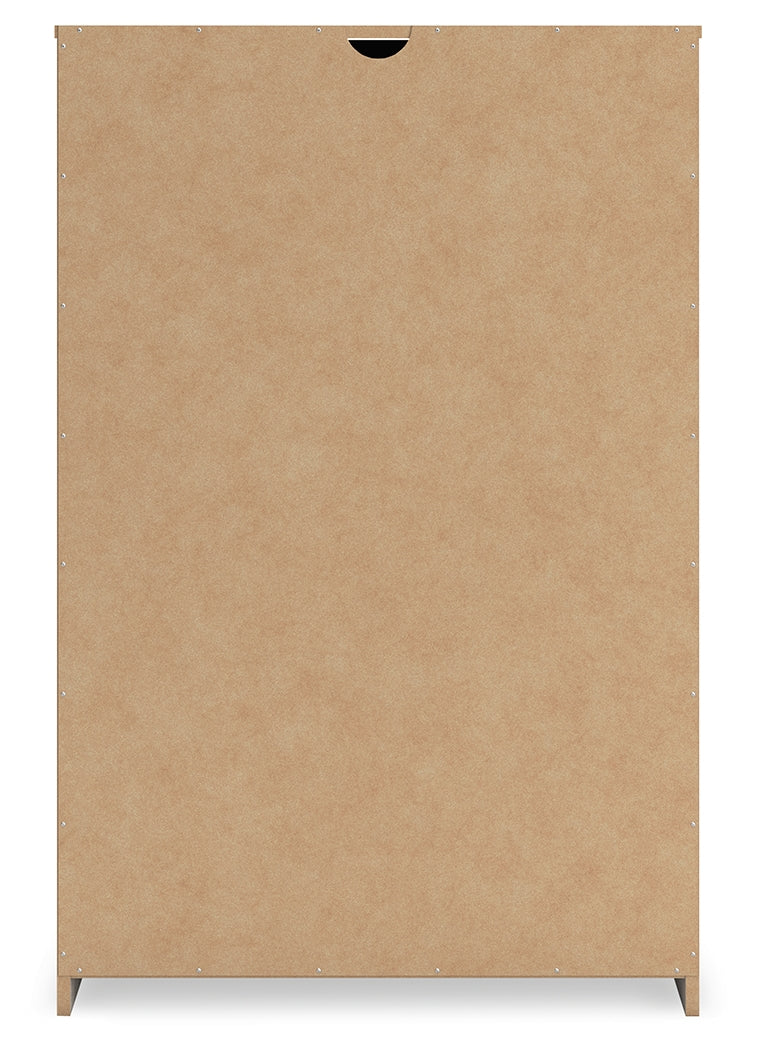 Shawburn Full Panel Headboard with Dresser and Chest in Whitewash from Ashley - Luna Furniture