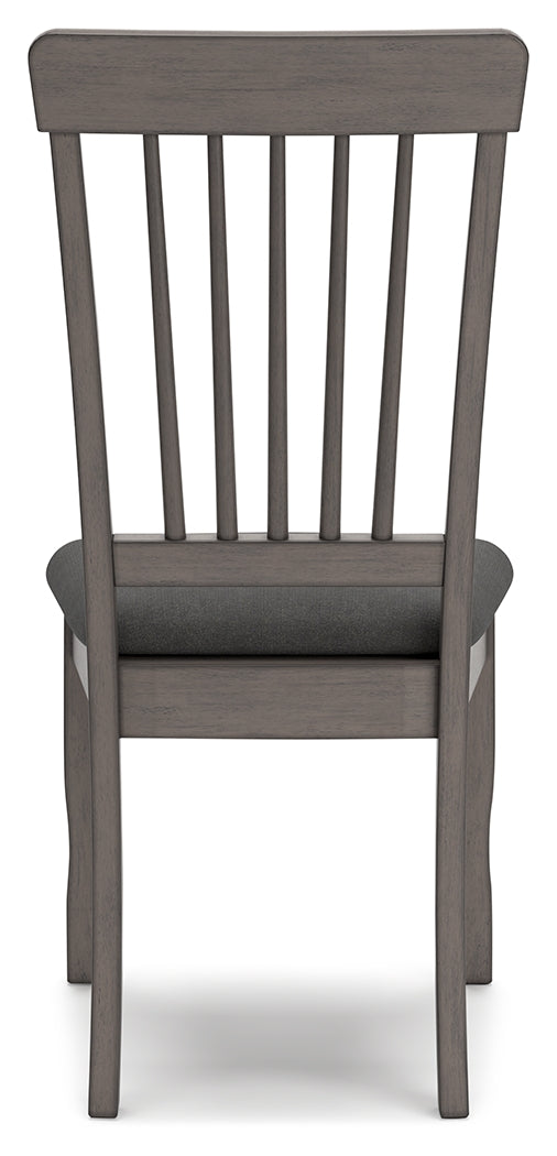 Shullden Gray Dining Table and 4 Chairs from Ashley - Luna Furniture