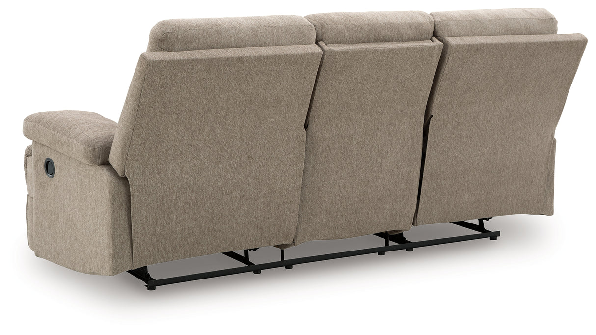 Side-Swipe Mocha Reclining Sofa and Loveseat from Ashley - Luna Furniture