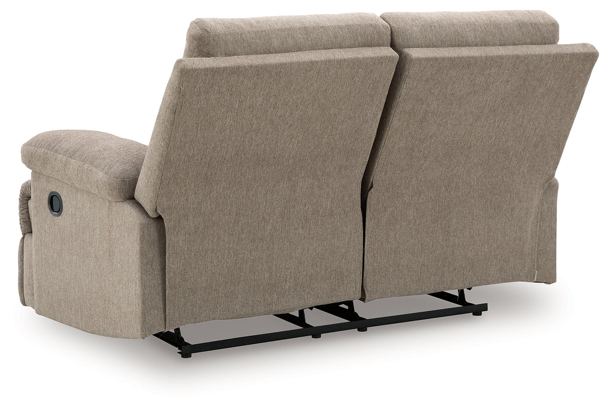Side-Swipe Mocha Reclining Sofa and Loveseat from Ashley - Luna Furniture