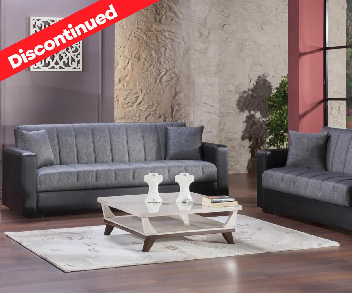 Sidney Bolzoni Gray 3-Seat Sleeper Sofa from Bellona - Luna Furniture