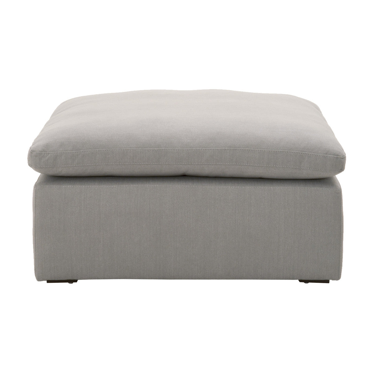 Sky Modular Ottoman in Livesmart Peyton-Slate, Espresso from Essentials For Living - Luna Furniture