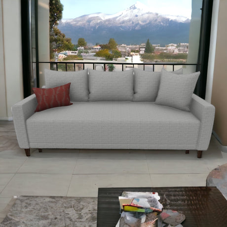 Smart Bolzoni Dark Gray 3-Seater Sofa Bed with Storage - SMART 03.302 .0582.2832.0101.0000.17.4 - 