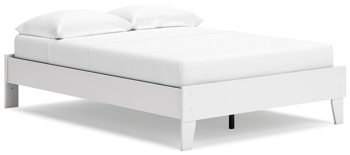 Socalle Full Platform Bed with Dresser and Chest in Two-tone from Ashley - Luna Furniture