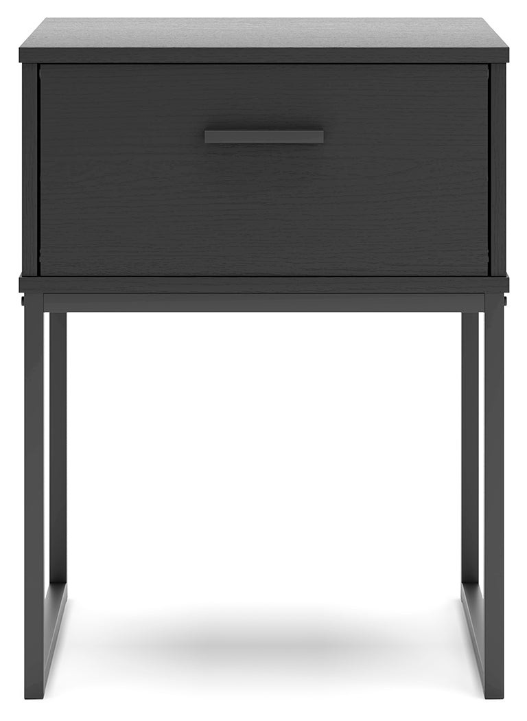 Socalle Queen Panel Headboard with Dresser, Chest and Nightstand in Black from Ashley - Luna Furniture