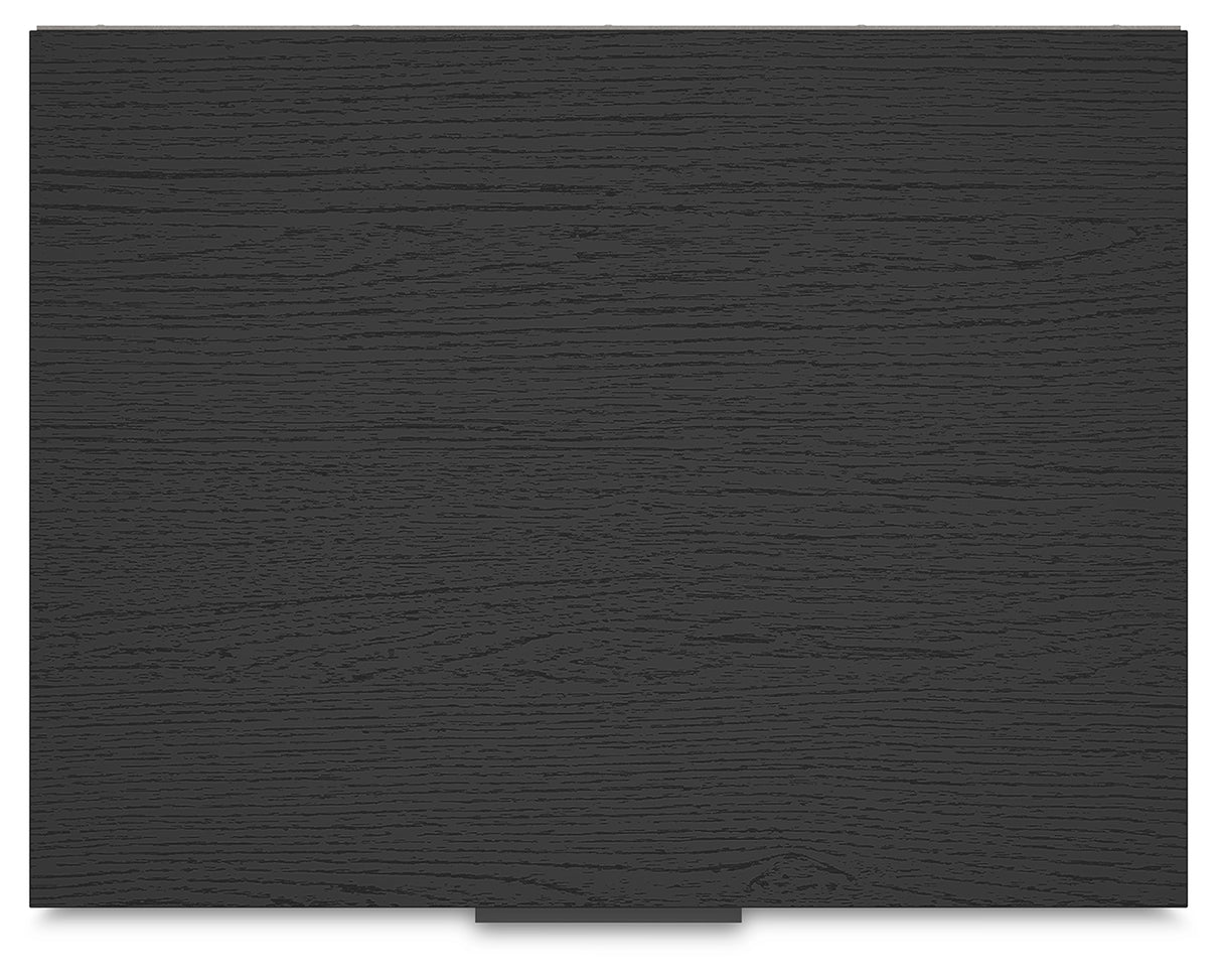 Socalle Queen Panel Platform Bed with Dresser and Nightstand in Black from Ashley - Luna Furniture