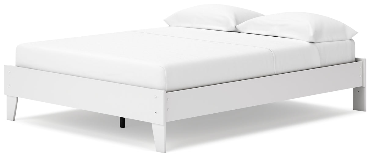 Socalle Queen Platform Bed with Dresser and Nightstand in Two-tone from Ashley - Luna Furniture