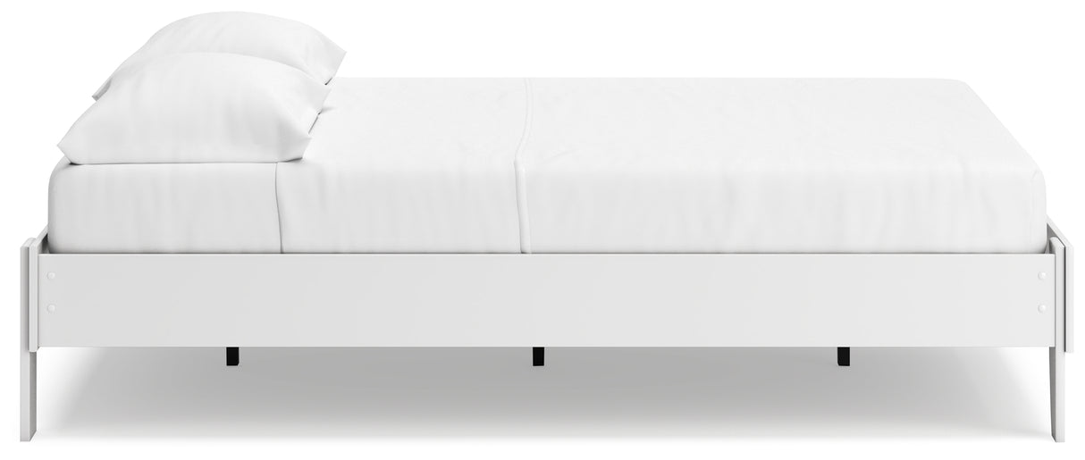 Socalle Queen Platform Bed with Dresser in Two-tone from Ashley - Luna Furniture