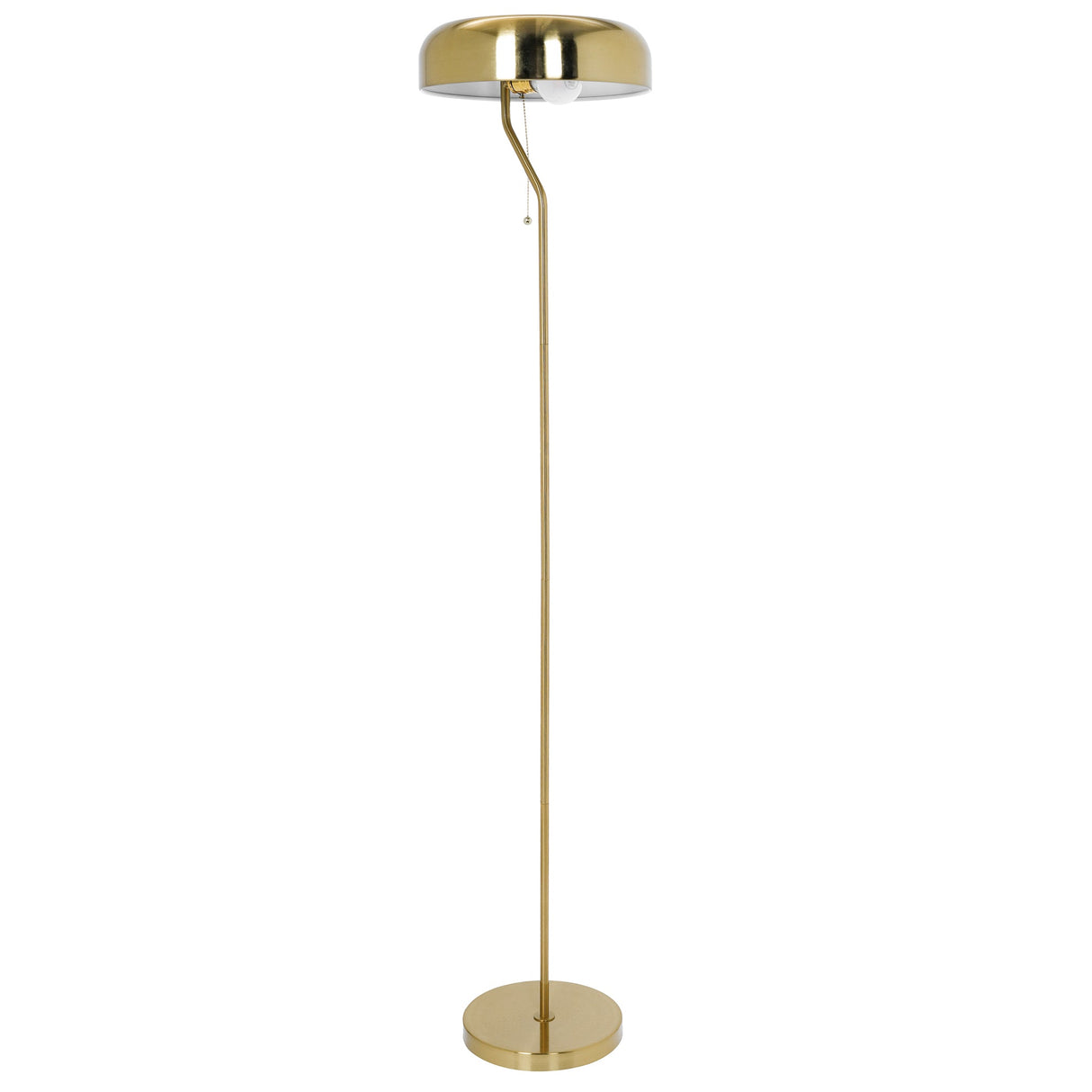 Spectra Floor Lamp - Gold outer and White inner from Ashcroft Furniture - Luna Furniture