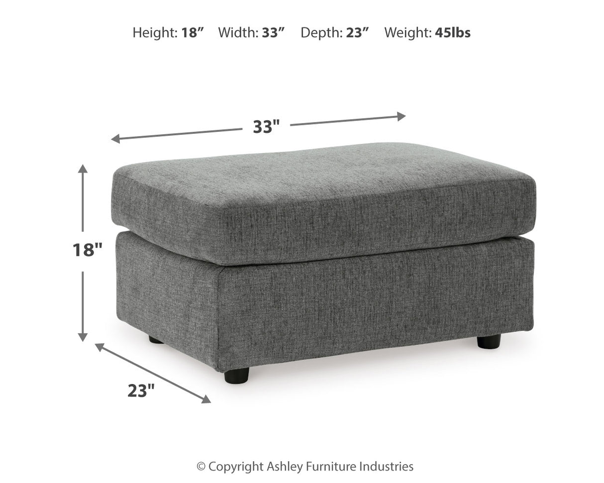 Stairatt Sofa, Loveseat, Chair and Ottoman in Gravel from Ashley Furniture - Luna Furniture