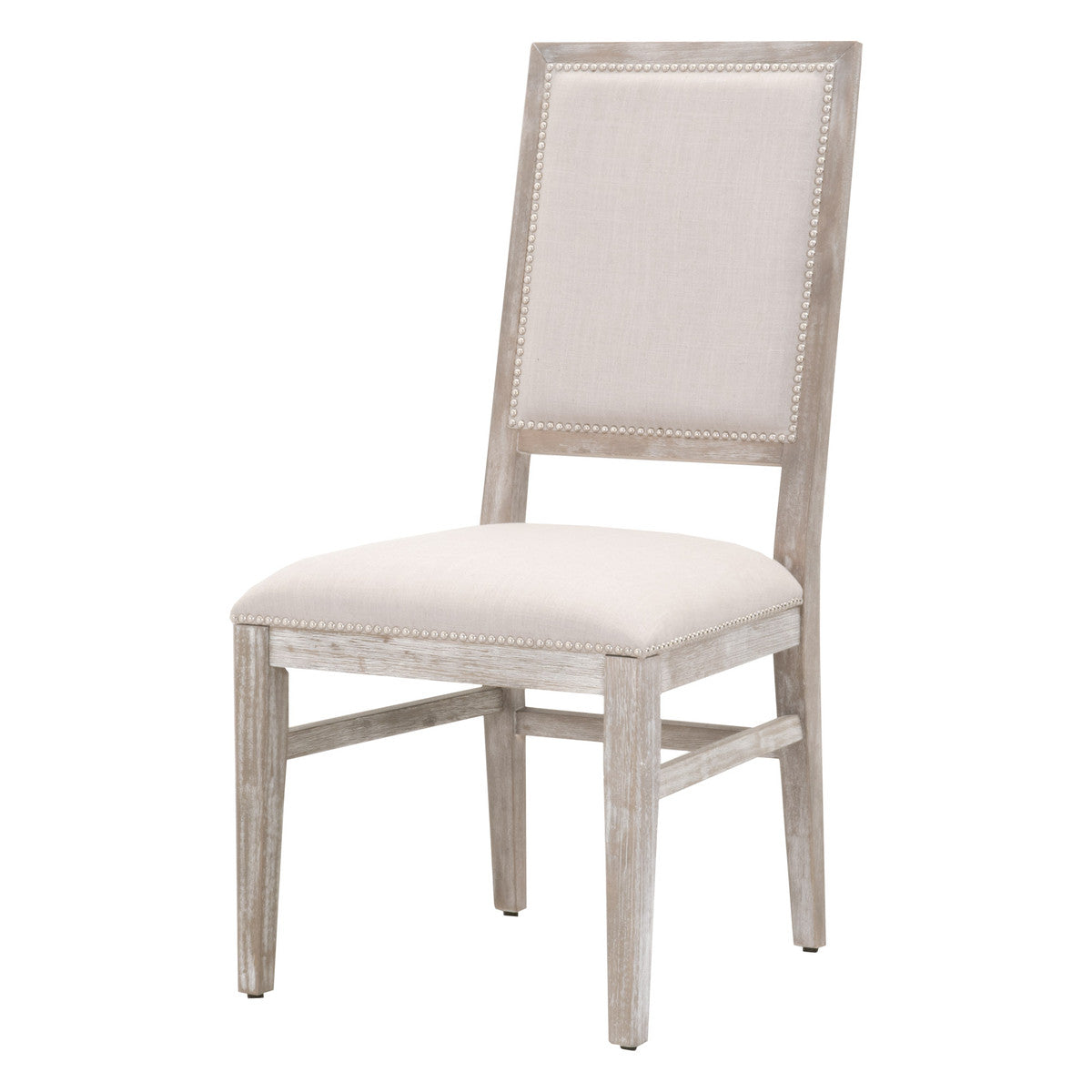 Dexter Dining Chair in Stone Linen, Natural Gray, Set of 2 from Essentials For Living - Luna Furniture