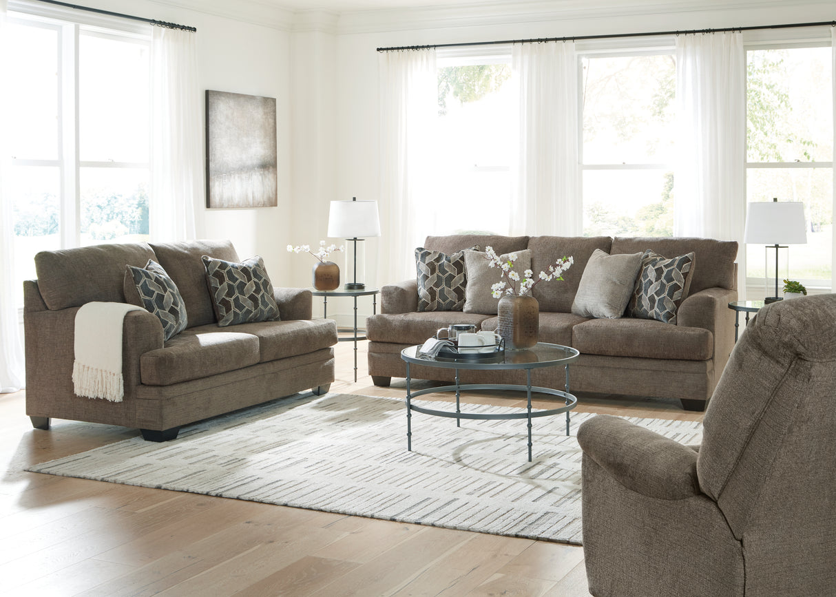 Stonemeade Nutmeg Sofa and Recliner from Ashley - Luna Furniture