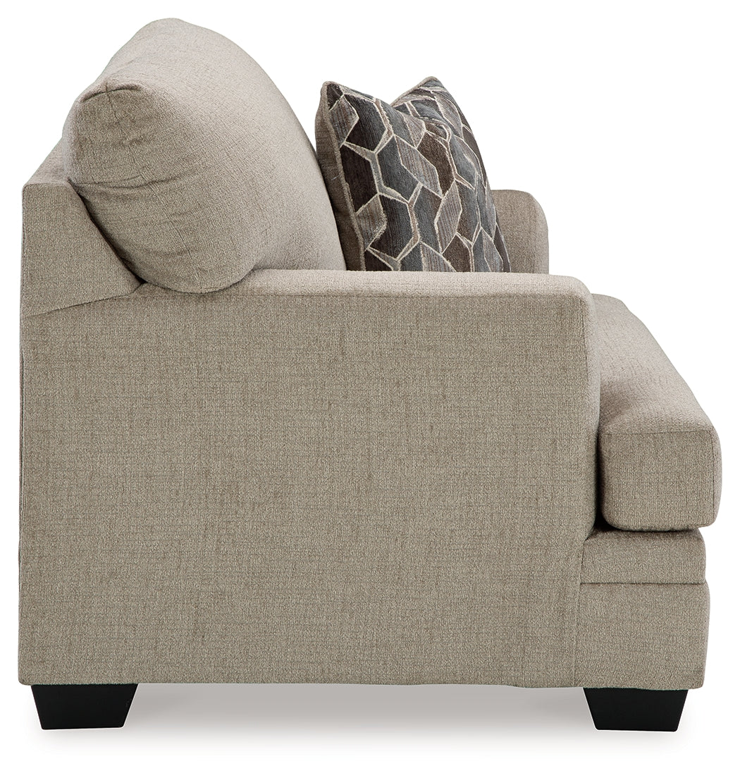 Stonemeade Sofa, Loveseat, Chair and Ottoman in Taupe from Ashley Furniture - Luna Furniture