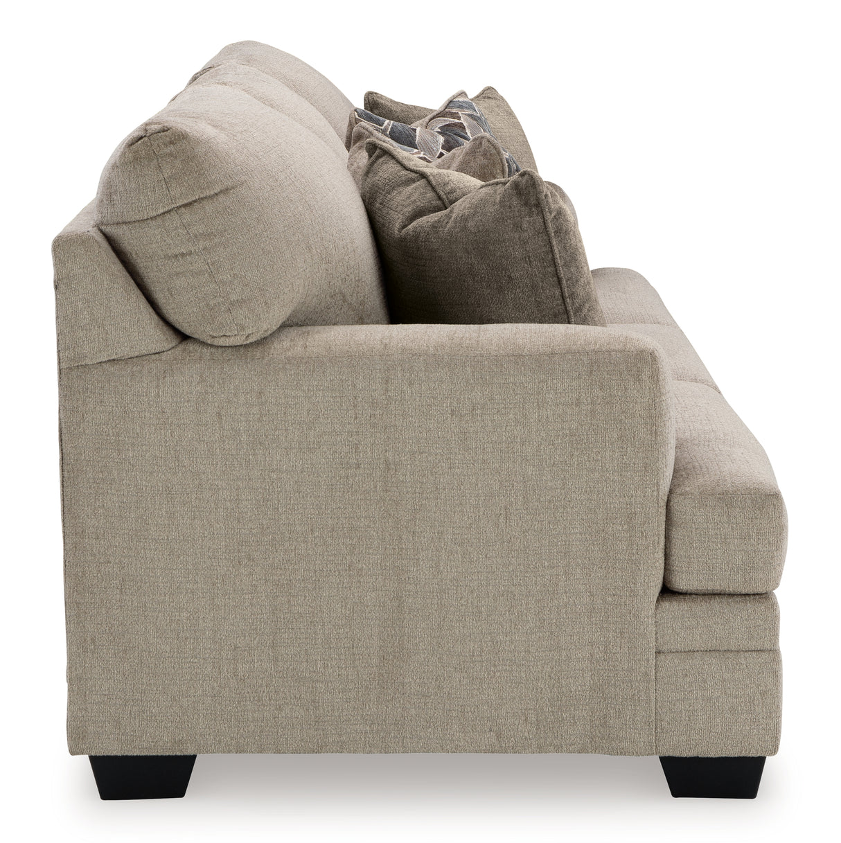 Stonemeade Sofa, Loveseat, Chair and Ottoman in Taupe from Ashley Furniture - Luna Furniture