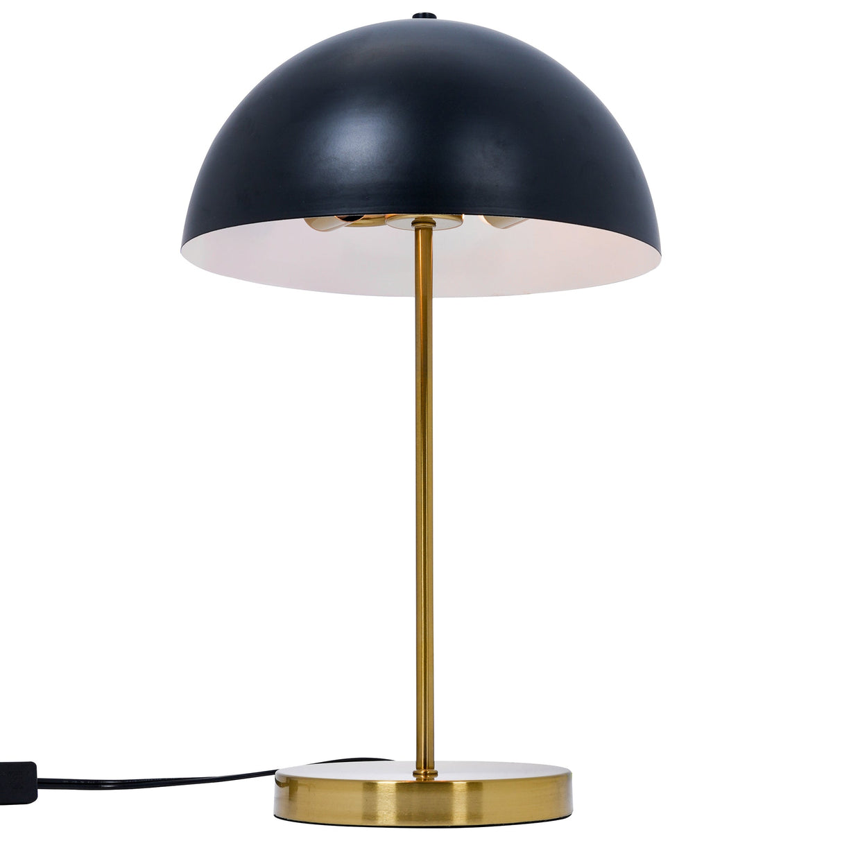 Stratos Table Lamp - Black outer - White inner from Ashcroft Furniture - Luna Furniture
