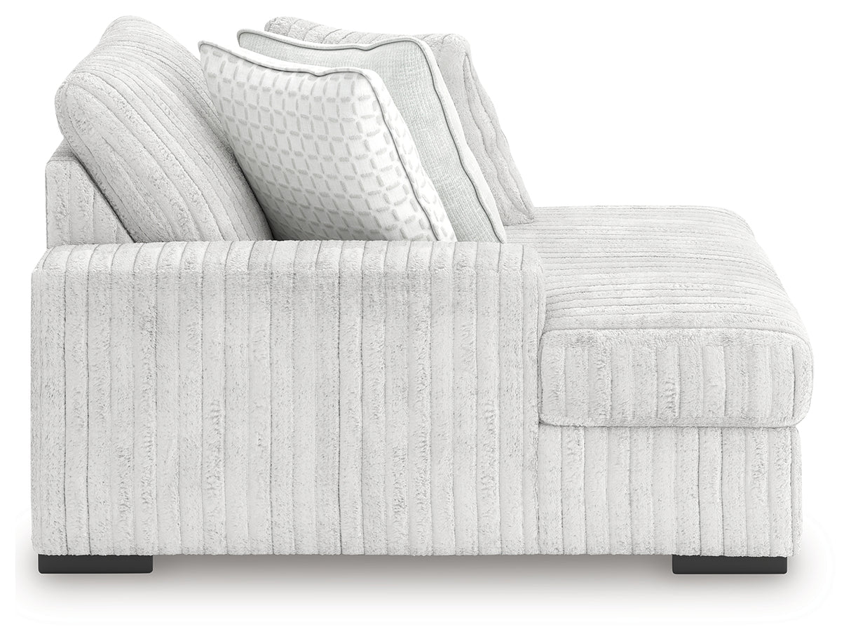 Stupendous Alloy Left-Arm Facing Corner Chaise from Ashley - Luna Furniture