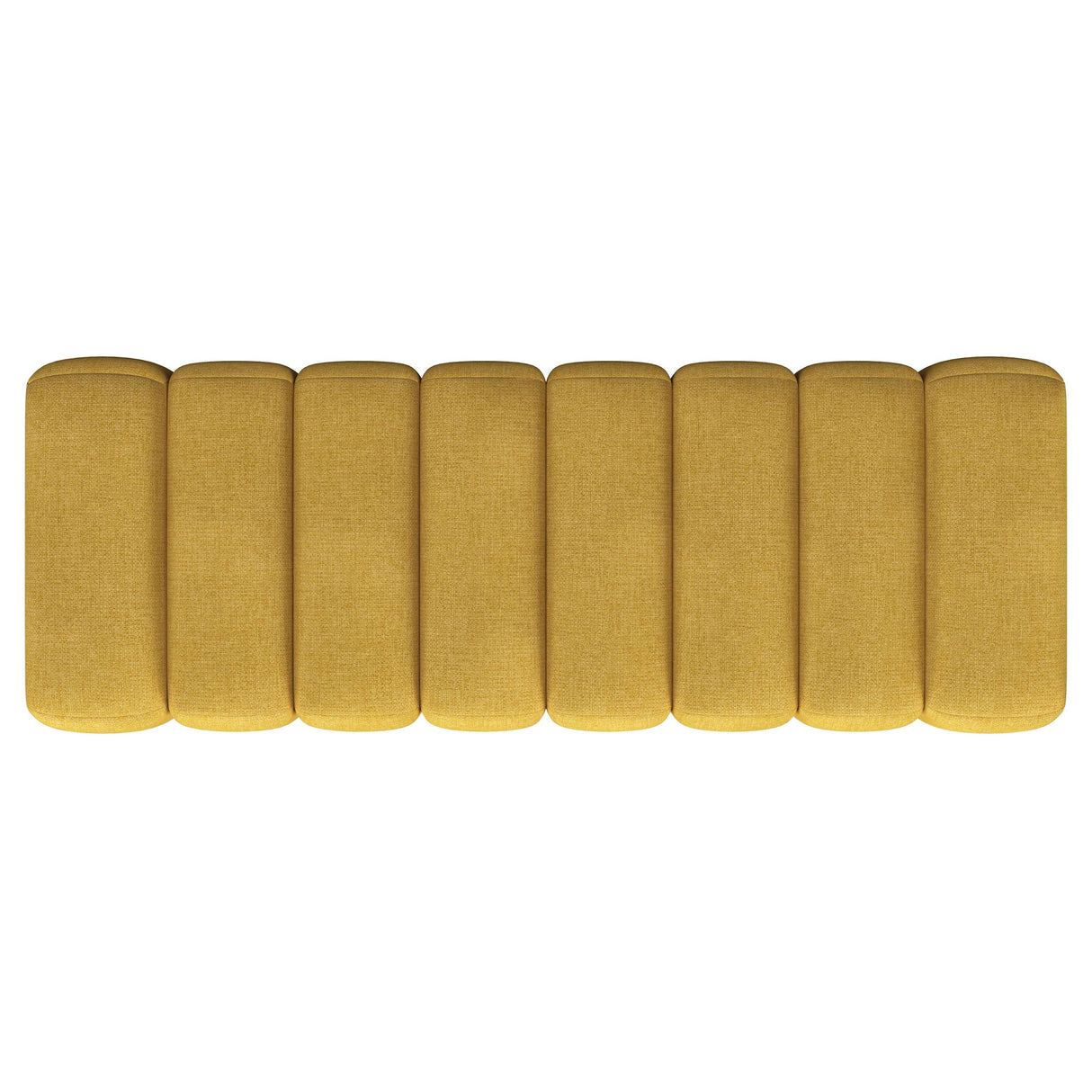 Summer Mustard Yellow Upholstered Channel Tufted Accent Bench from Coaster - Luna Furniture