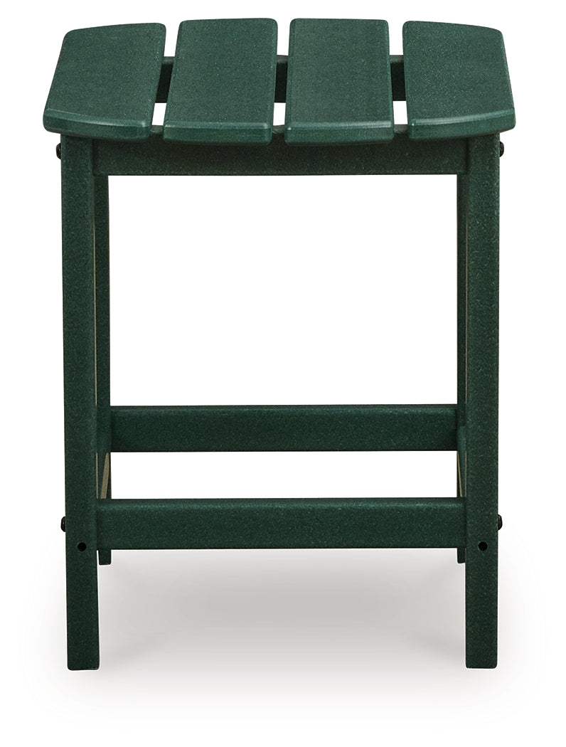 Sundown Shores 2 Adirondack Chairs with End table in Green from Ashley Furniture - Luna Furniture
