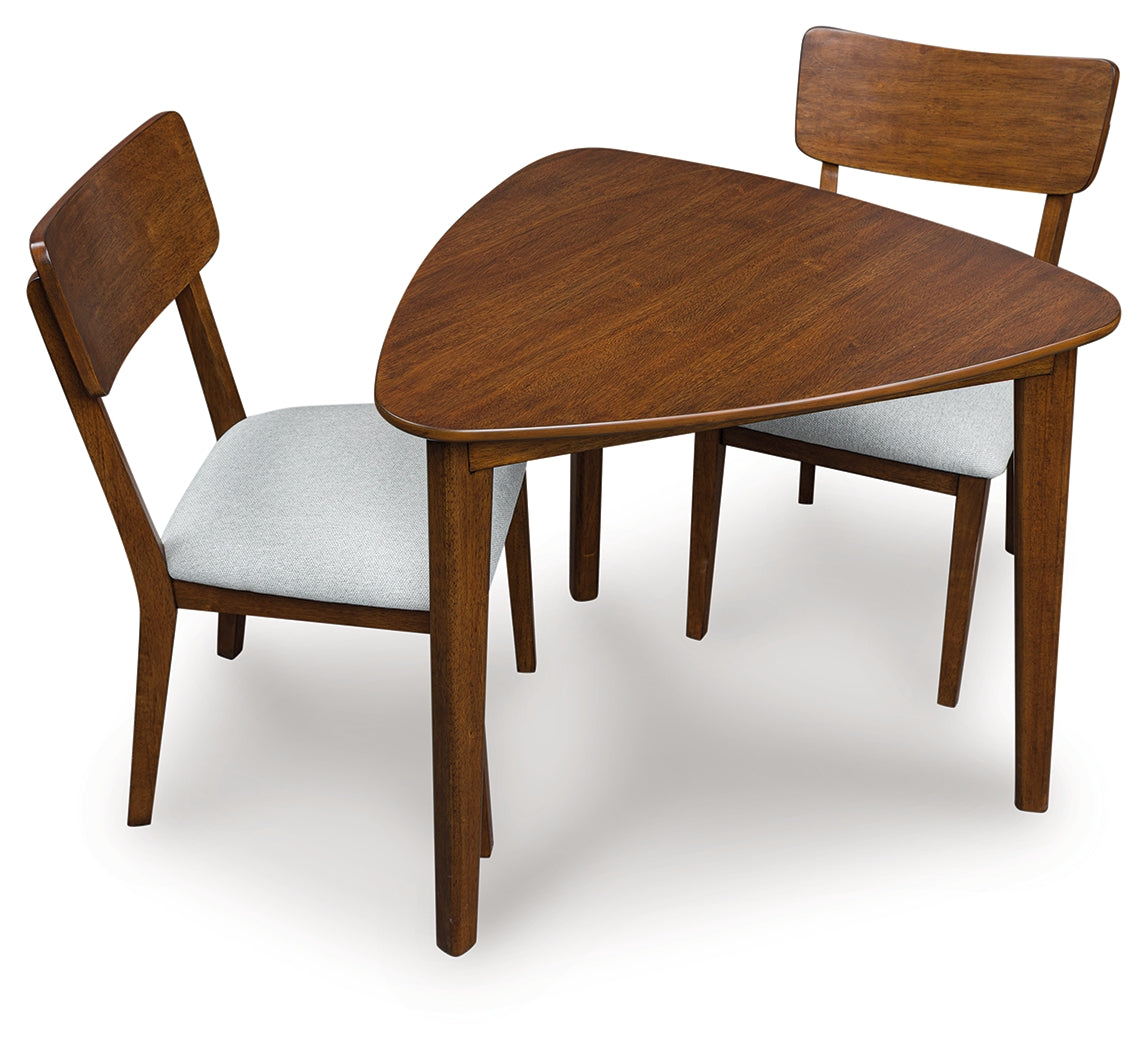 Tameride Dining Table and 2 Chairs in Brown from Ashley - Luna Furniture