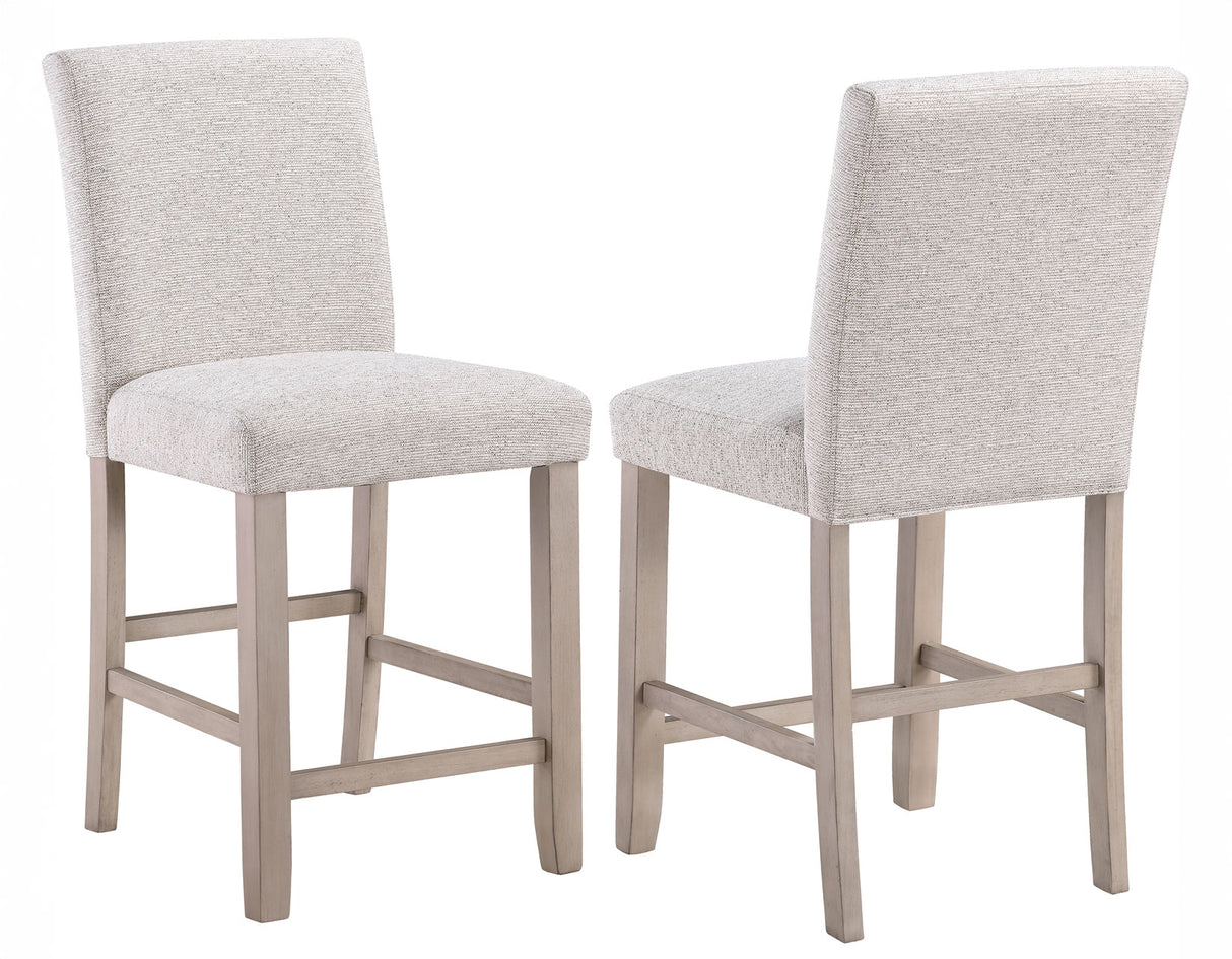 Taylor Tan/Gray 24″ Counter Height Chair from Steve Silver - Luna Furniture