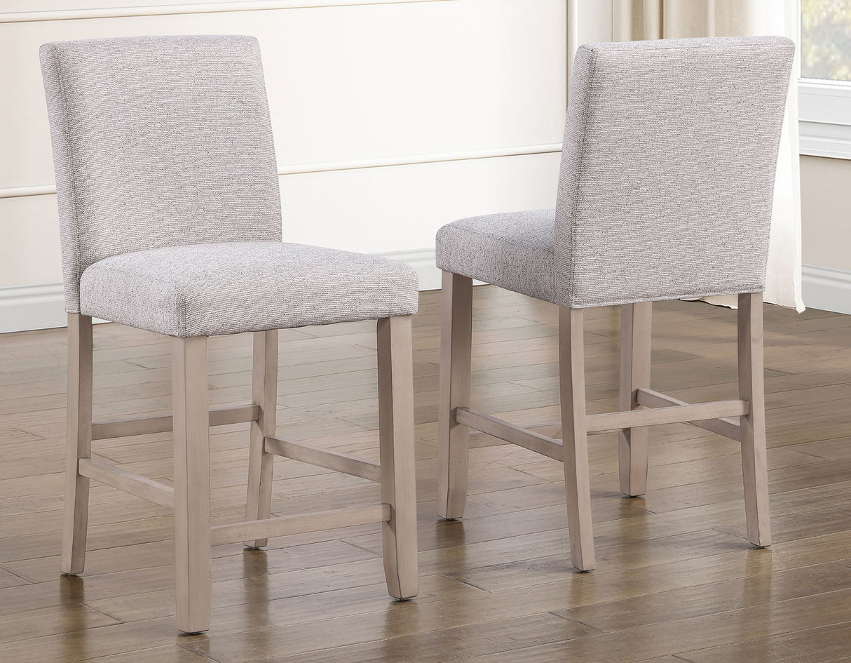 Taylor Tan 5-Piece Faux-Marble Counter Height Dining Set from Steve Silver - Luna Furniture