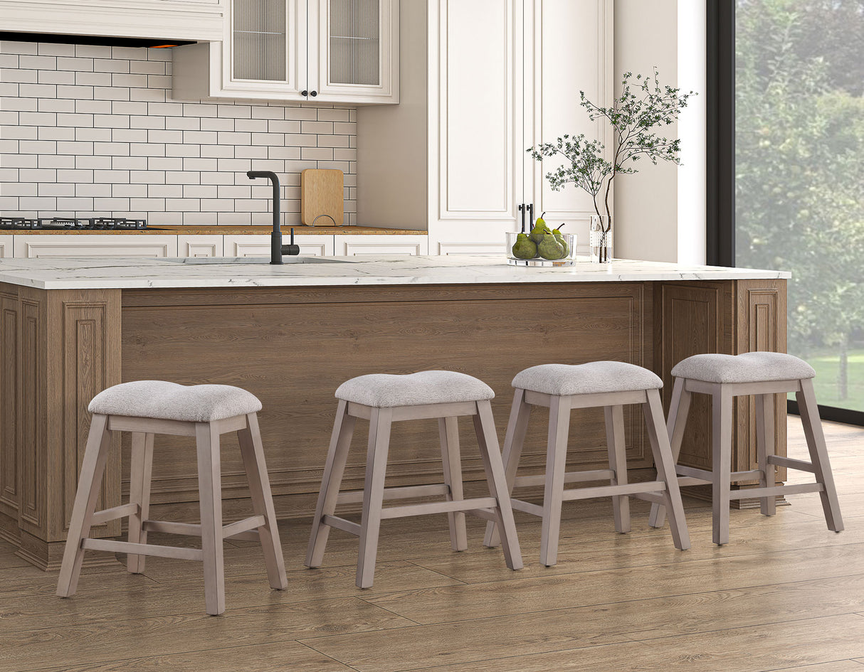 Taylor 5-Piece Faux-Marble Counter Dining Set from Steve Silver - Luna Furniture