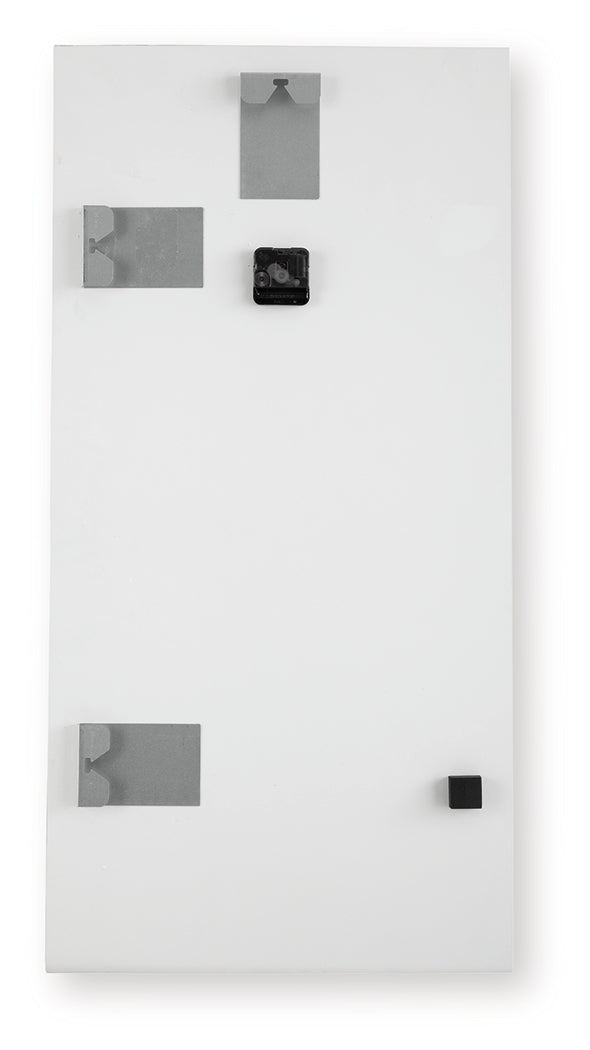Teague Brown/Gray/Ivory Wall Clock from Ashley - Luna Furniture