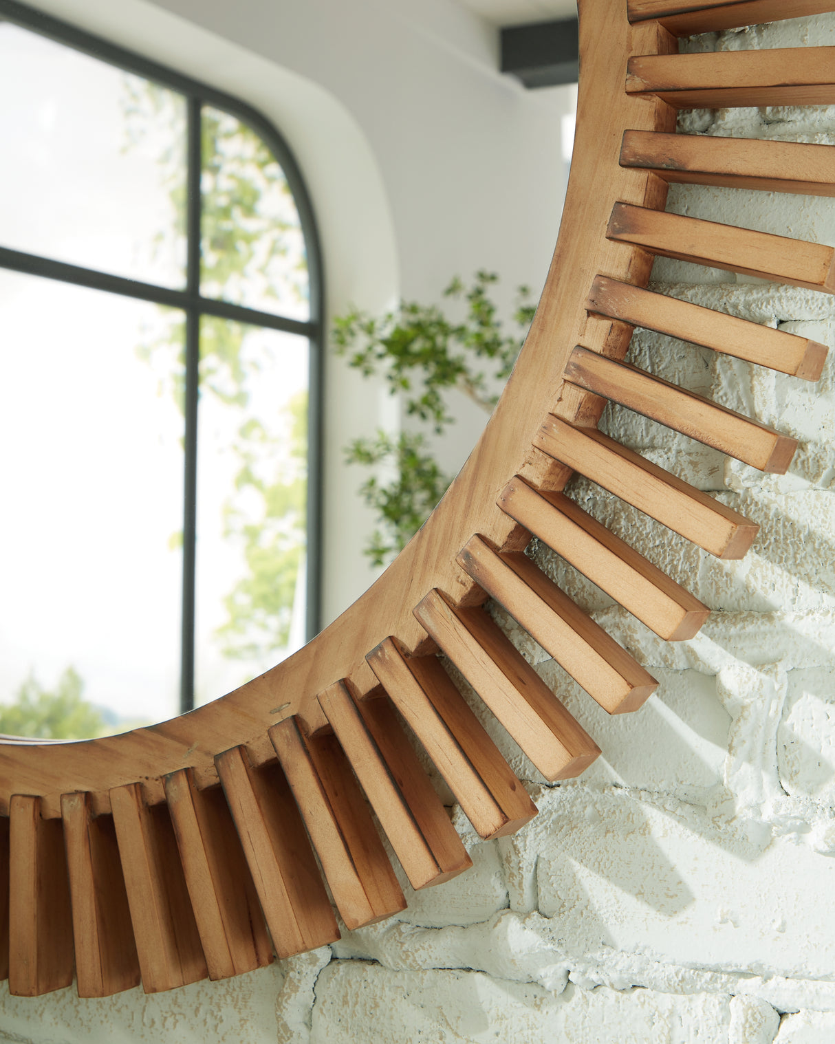 Tedwell Brown Accent Mirror from Ashley - Luna Furniture