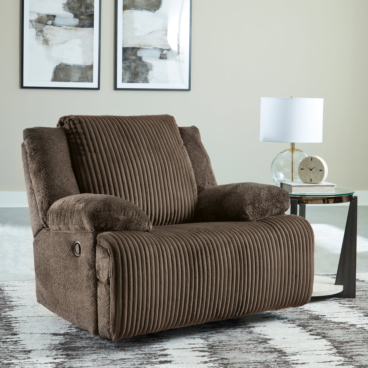 Top Tier Chocolate 6-Piece Sectional with Recliner from Ashley - Luna Furniture