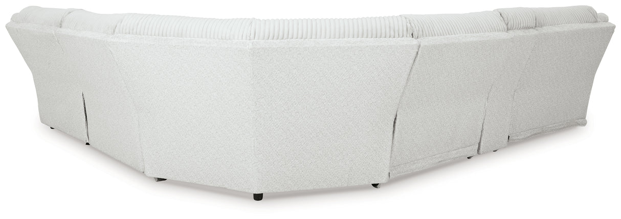 Top Tier Alloy 6-Piece RAF Chaise Reclining Sectional from Ashley - Luna Furniture