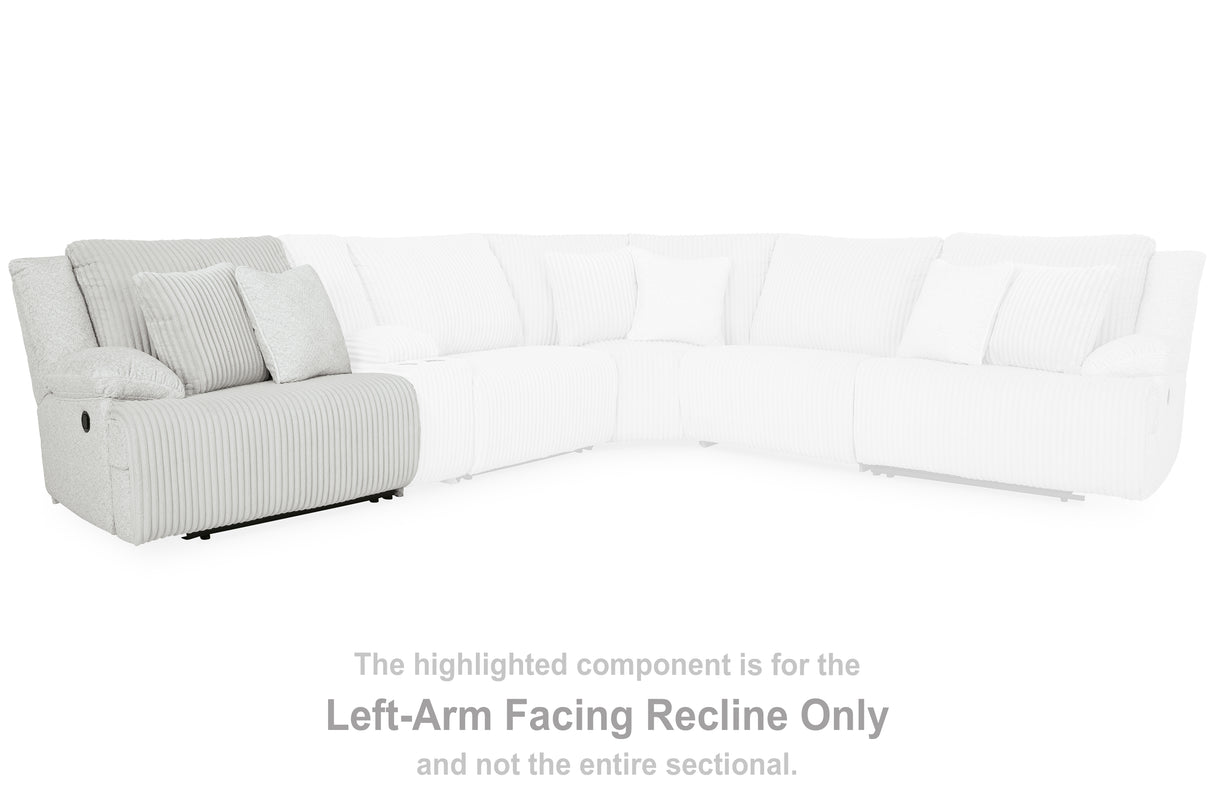 Top Tier Alloy Left-Arm Facing Recliner from Ashley - Luna Furniture