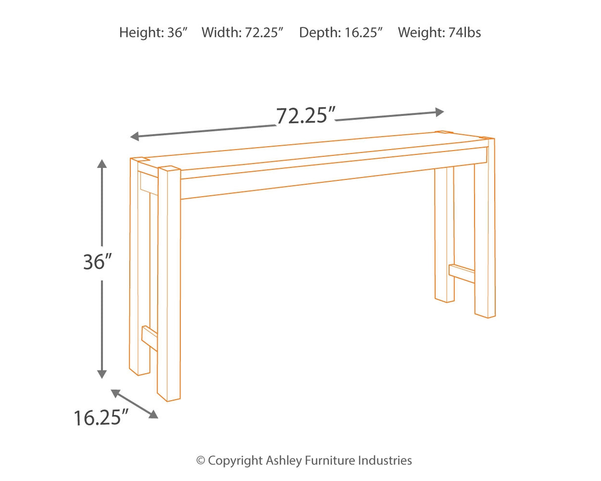 Torjin Brown/Gray Counter Height Dining Table and 2 Barstools from Ashley Furniture - Luna Furniture