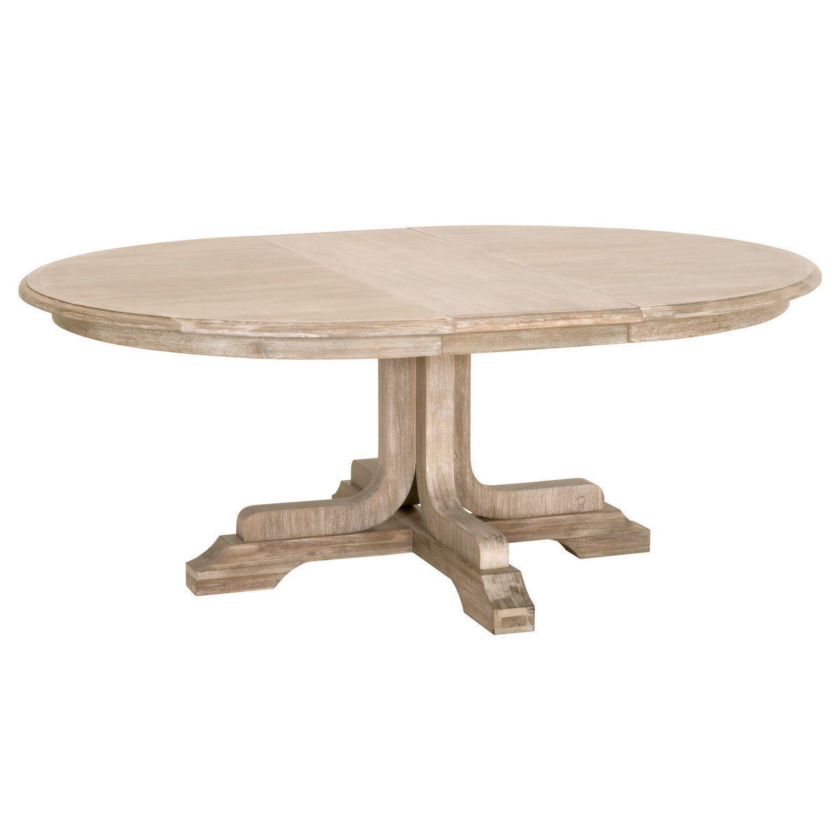 Torrey 60" Round Extension Dining Table in Natural Gray Acacia from Essentials For Living - Luna Furniture