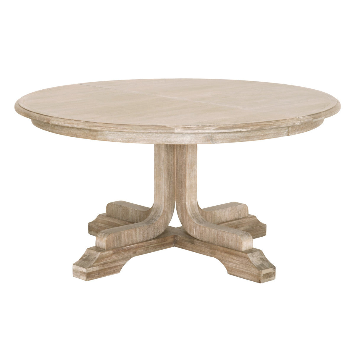 Torrey 60" Round Extension Dining Table in Natural Gray Acacia from Essentials For Living - Luna Furniture