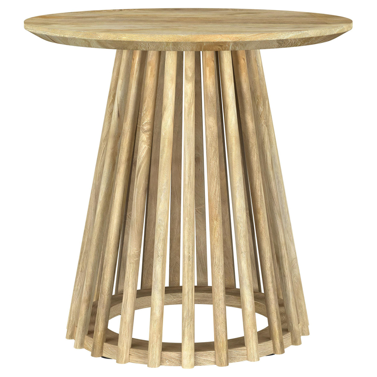 Touhy Natural Mango 2-Piece Round Coffee and End Table Set from Coaster - Luna Furniture