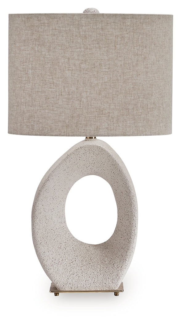 Trentlen Cream/Gold Finish Table Lamp from Ashley - Luna Furniture