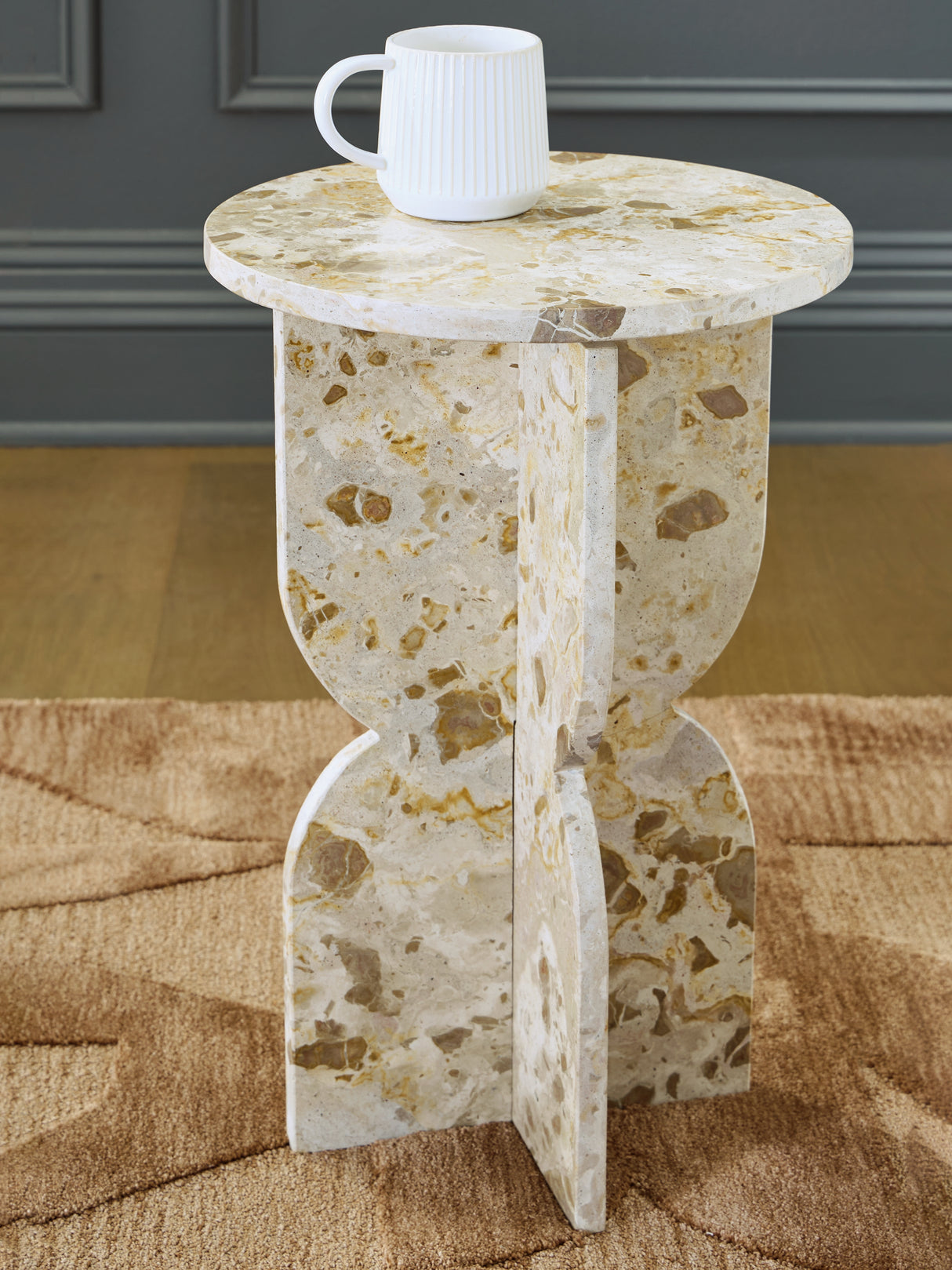 Treygan Beige Accent Table from Ashley - Luna Furniture